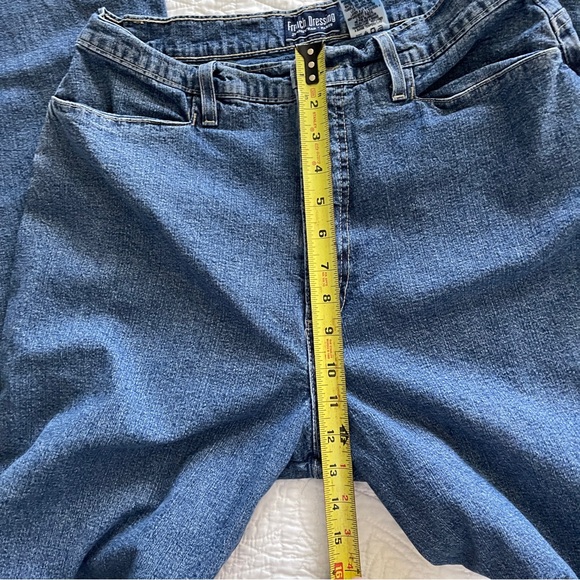 French Dressing Jeanswear Paris Womens High Waisted Flare Size 10 Long/T… - Picture 8 of 9